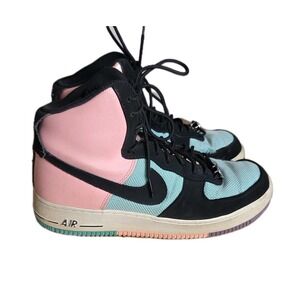 Nike Air Force 1 High Have A Nice Day Jade And Coral Sz 9.5 Colorful High Top‎
